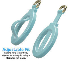 Aquamarine | Ocean Blue Shimmer MagRing+ with Keychain
