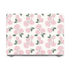 Nantucket Cottage | Pink Hydrangea Laptop Shell