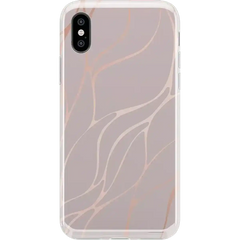 Midnight Ride | Pink and Gold Metallic Waves Case