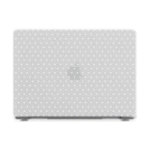 On the Dot | White Polka Dot Laptop Shell