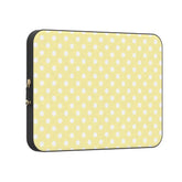 Spotted in SoHo | Yellow Polka Dot Laptop Case