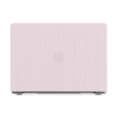 Stripes and the City | Light Pink Pinstripe Laptop Shell