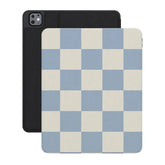 Fit Check | Light Blue Checkerboard iPad Case