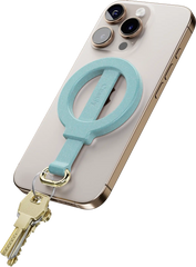 Aquamarine | Ocean Blue Shimmer MagRing+ with Keychain