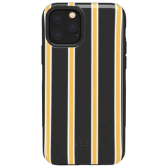 Fine Lines | Mustard Yellow Pinstripe iPhone Case
