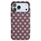 Spotted in SoHo | Burgundy Polka Dot Case