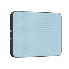 On the Dot | Blue Monochrome Polka Dot Laptop Case