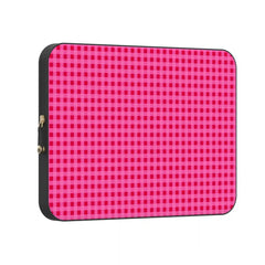 Sweet Jam | Hot Pink Gingham Laptop Case