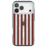 Sunday in Brooklyn | Burgundy Stripes Case
