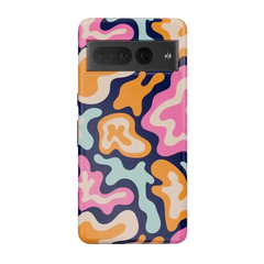 Midnight Color Splash | Abstract Retro Google Pixel Case