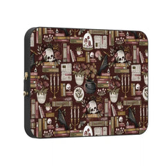 Gothic Noir | Spooky Bookshelf Laptop Case