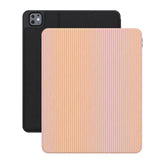 Stripes and the City | Orange & Pink Pinstripe iPad Case