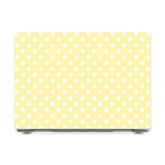 Spotted in SoHo | Yellow Polka Dot Laptop Shell