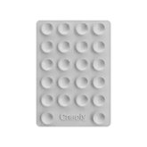 Grippy | White Silicone Suction Phone Mount with MagSafe