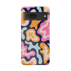 Midnight Color Splash | Abstract Retro Google Pixel Case