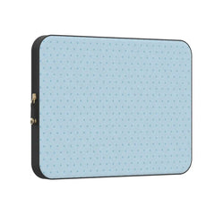 On the Dot | Blue Monochrome Polka Dot Laptop Case