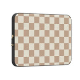Fit Check | Neutral Checkerboard Laptop Case