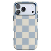 Fit Check | Light Blue Checkerboard Case