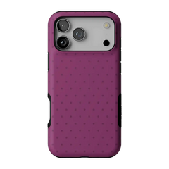 On the Dot | Plum Polka Dot Case