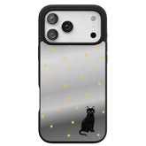 Black Meow-gic | Mirrored Cat Case