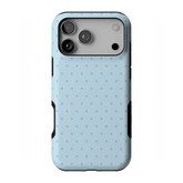 On the Dot | Blue Monochrome Polka Dot Case