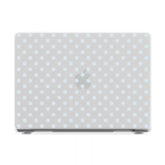 Spotted in SoHo | Light Blue Clear Polka Dot Laptop Shell