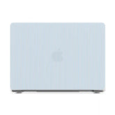 Stripes and the City | Light Blue Pinstripe Laptop Shell