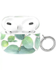 Leaf Me Alone | Green Floral Print AirPods Case