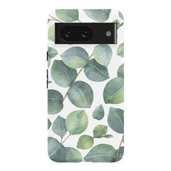Leaf Me Alone | Green Floral Print Google Pixel Case