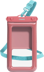 AquaBuddy | Starfish Wishes Coral Pink Shimmer Waterproof Phone Pouch