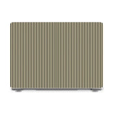 Stripes and the City | Black Pinstripes Laptop Shell