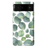 Leaf Me Alone | Green Floral Print Google Pixel Case