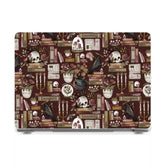 Gothic Noir | Spooky Bookshelf Laptop Shell