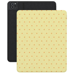 On the Dot | Yellow Polka Dot iPad Case