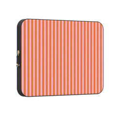 Perfect Stripes | Orange & Pink Stripes Laptop Case
