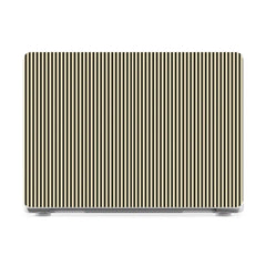 Stripes and the City | Black Pinstripes Laptop Shell