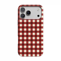 Checked Twice | Red Plaid Case