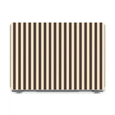 S'more Stripes | Brown Striped Laptop Shell