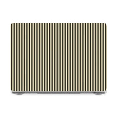 Stripes and the City | Black Pinstripes Laptop Shell