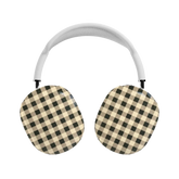 Cedar Lane | Black & Cream Gingham AirPods Max Case