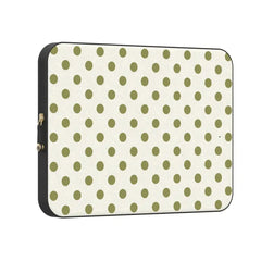 Spotted in SoHo | Green Polka Dot Laptop Case