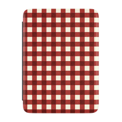 Checked Twice | Red Plaid Kindle Case