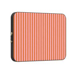 Perfect Stripes | Orange & Pink Stripes Laptop Case
