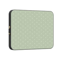 On the Dot | Green Polka Dot Laptop Case