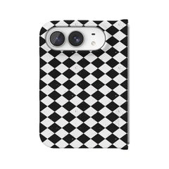 Salem's Hex | Black & White Checkered Case